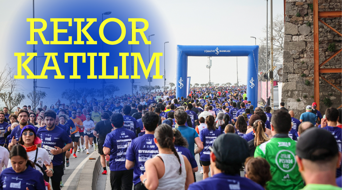 15 bin kişi İstanbul'da yarı maraton koştu